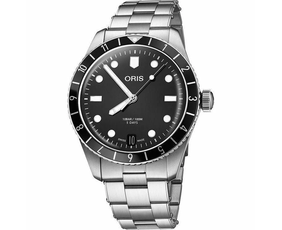 Oris Stainless Steel Automatic Watch Mod. 400777240540782018 Black (men's)