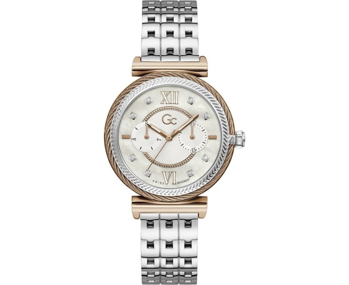 Guess Collection Women's Y76001l1mf Stainless Steel Watch In Silver