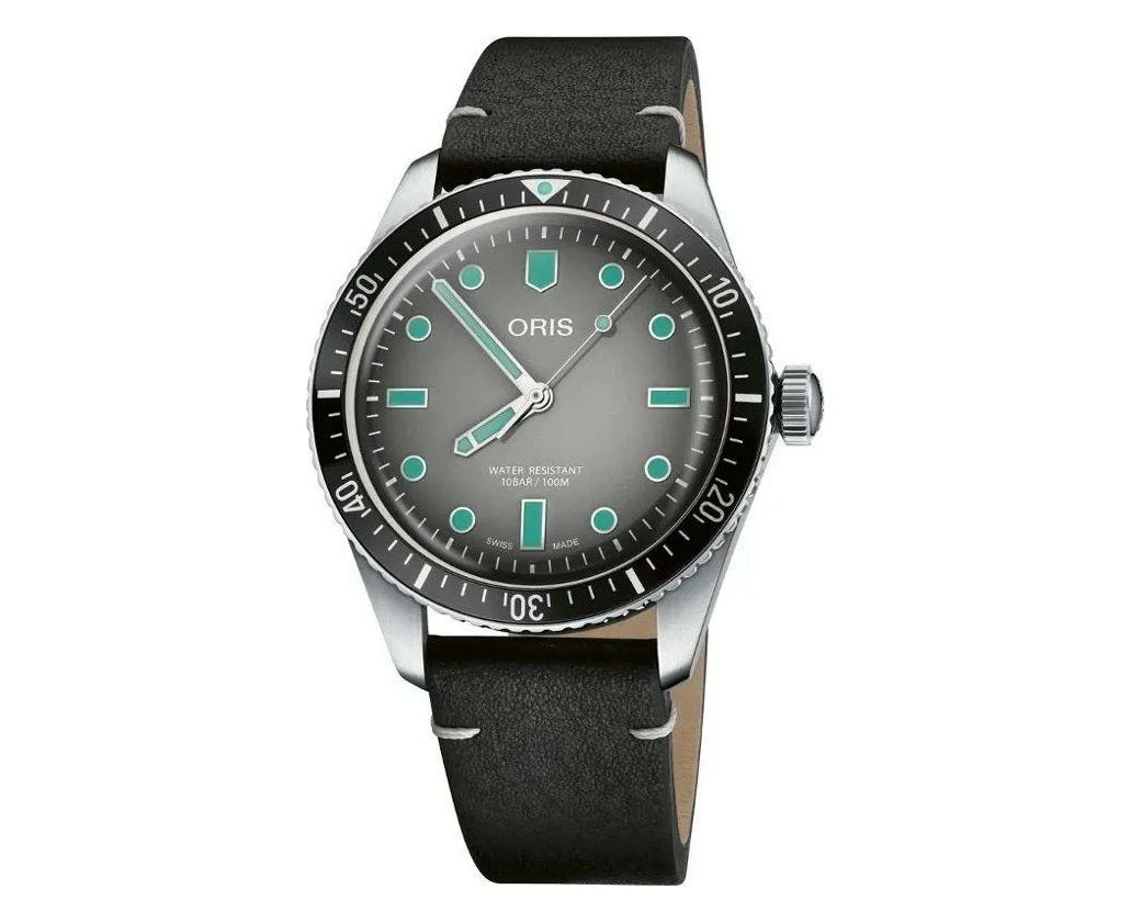 Oris Men's Diver's Automatic Watch Mod. 733770740530752089 Black Dial, Stainless Steel Strap  Introducing The Oris Men's Diver's Automatic Watch Mod.