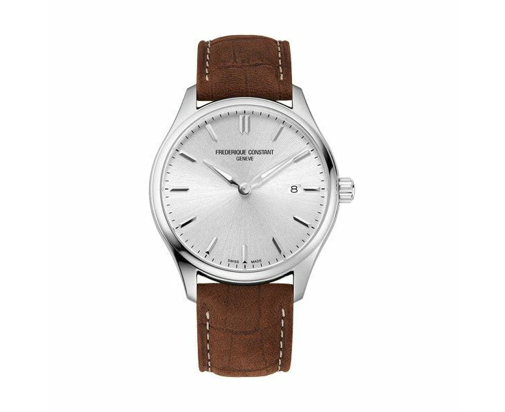 Frederique Constant Men's Fc 220ss5b6 Automatic Stainless Steel Watch, Silver