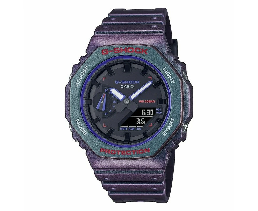 Casio G Shock Oak Aim High Gaming Series Carbon Core Guard 20 Atm Water Resistant Gent's Wristwatch In Black