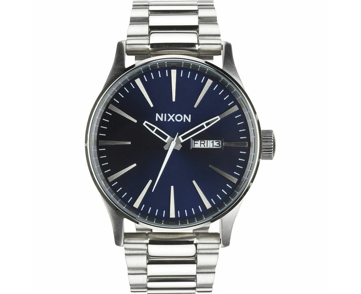 Nixon A356 1258 Men's Stainless Steel Analog Watch In Black