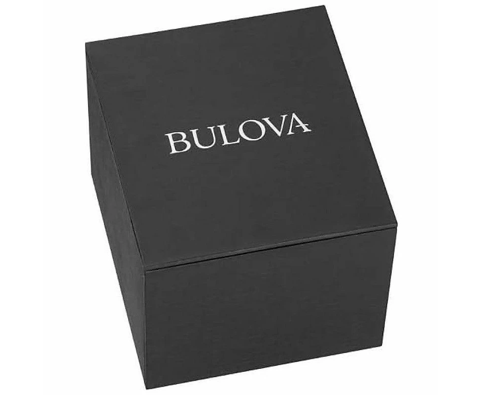 Bulova Men's Watch Mod. 96l319 In Silver And Blue