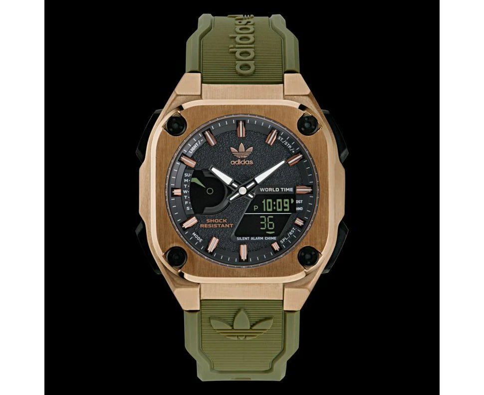 Adidas Unisex Aofh23502 Watch In Army Green