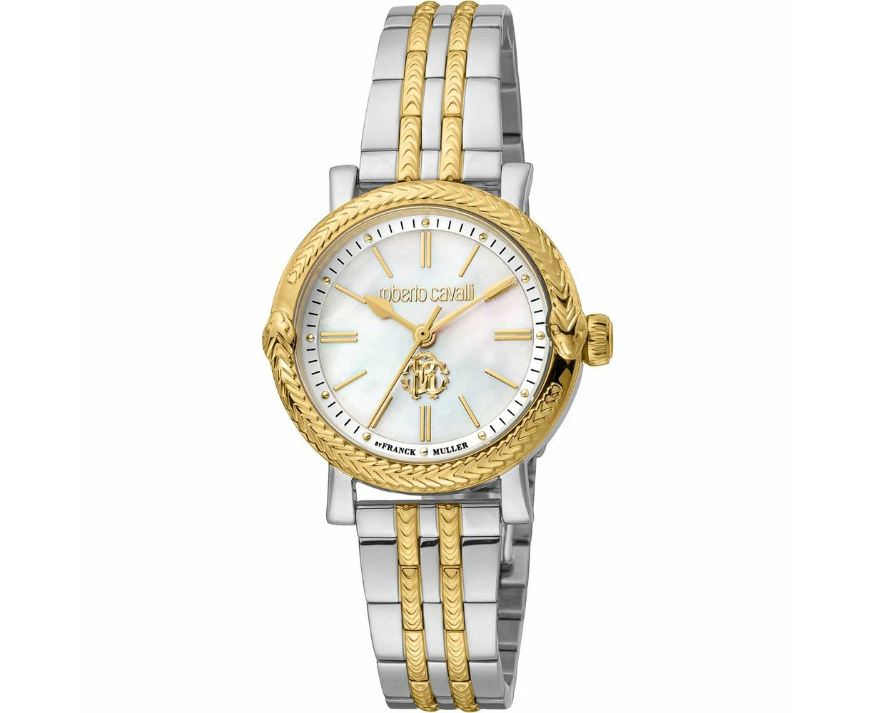 Roberto Cavalli By Franck Muller Ladies' Quartz Analog Watch Mod. Rv1l193m0081 Mineral Dial