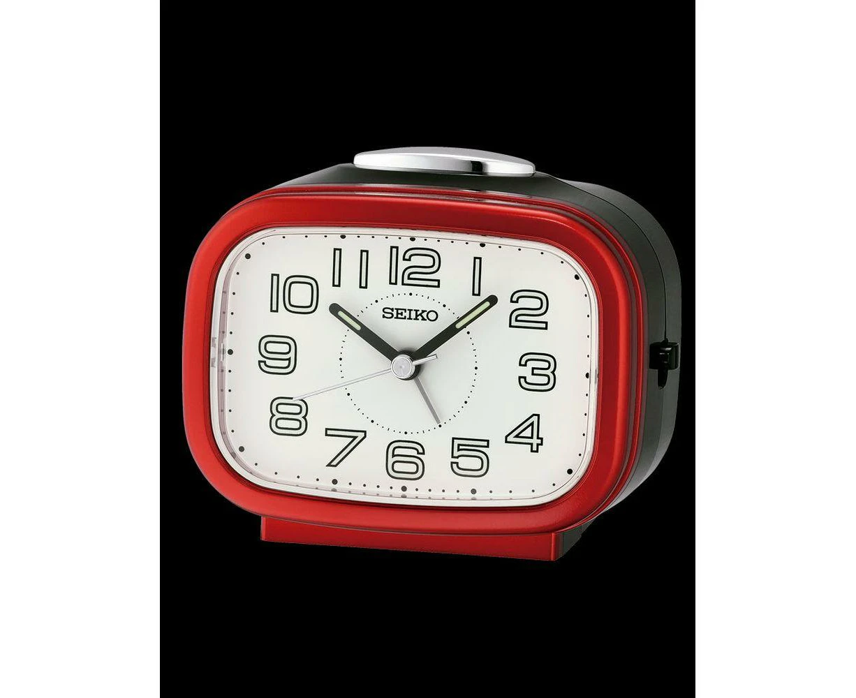 Seiko Modern Elegance Red Quartz Watch For Women Model Qhk060r