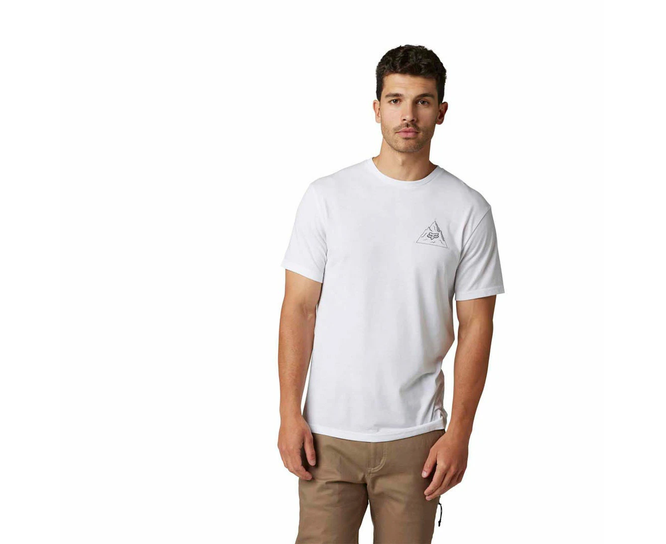 Fox Finisher Tech Mens SS T-Shirt - Optic White