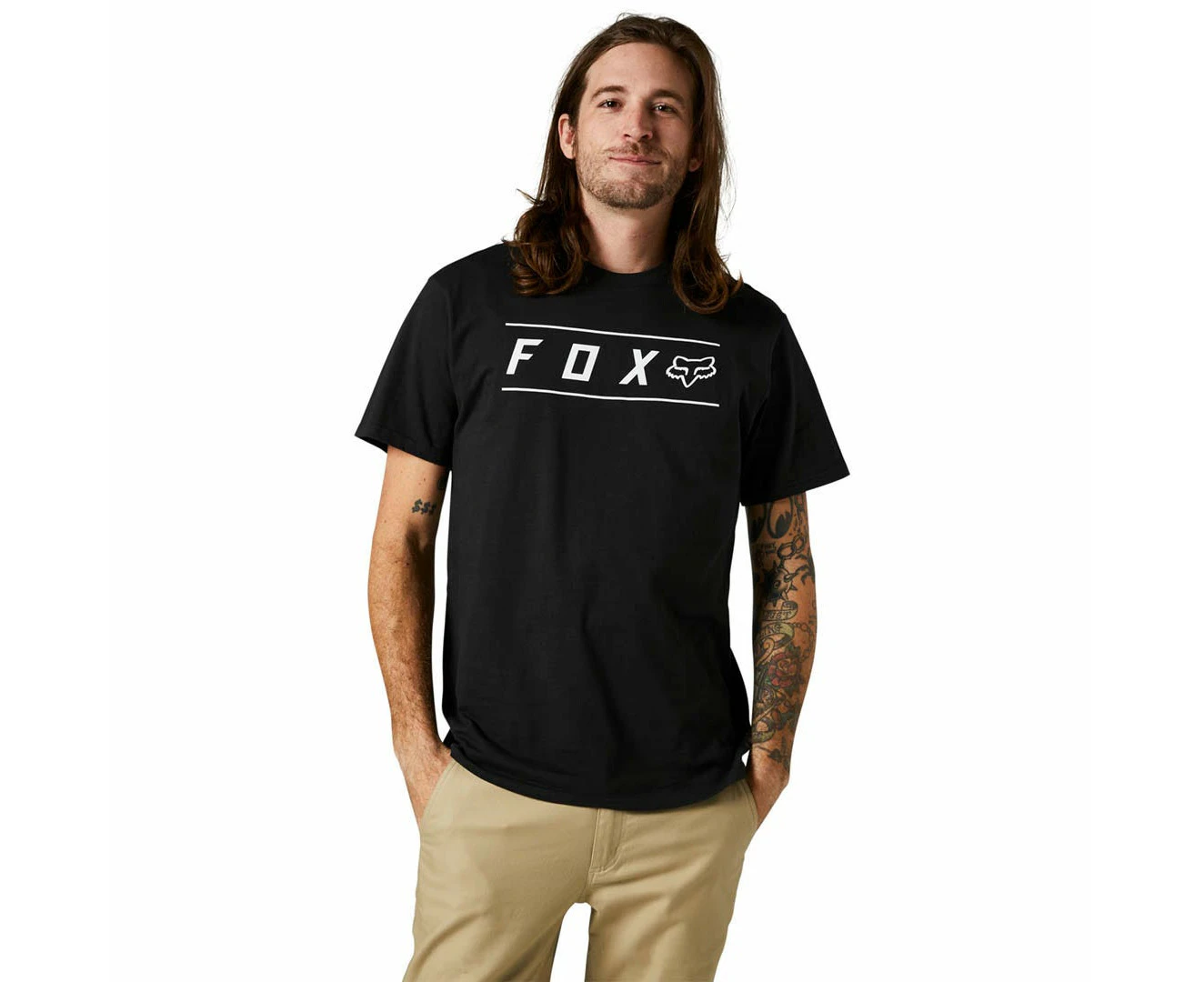 Fox Pinnacle Premium SS T-Shirt Black/White 2022