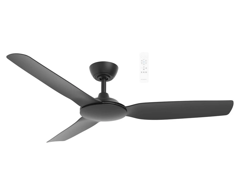 Martec Viper 3 1320mm Smart DC Ceiling Fan with WiFi Remote Black