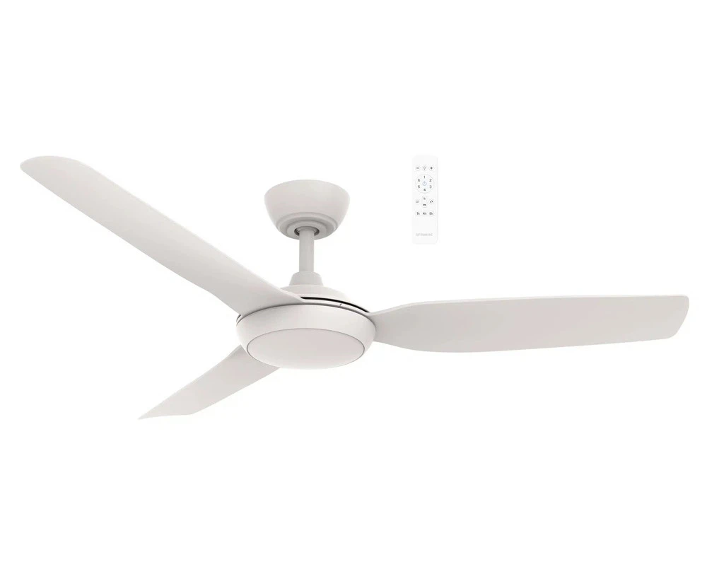 Martec Viper 3 1320mm Smart DC Ceiling Fan + Light with WiFi Remote White