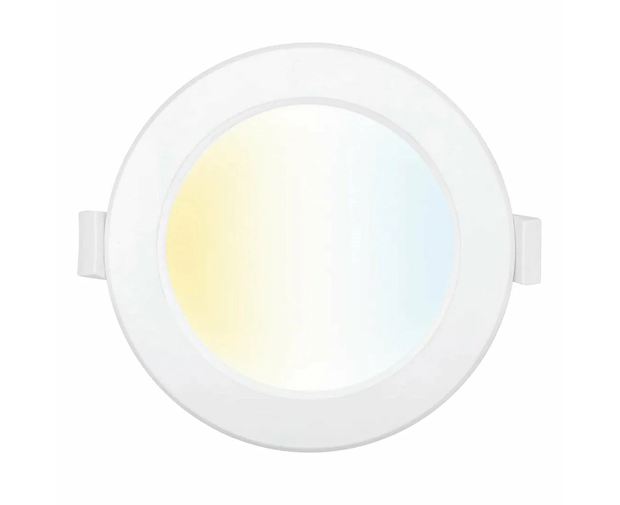 90mm Smart LED Downlight 8w White CCT 22086/05 Brilliant Lighting