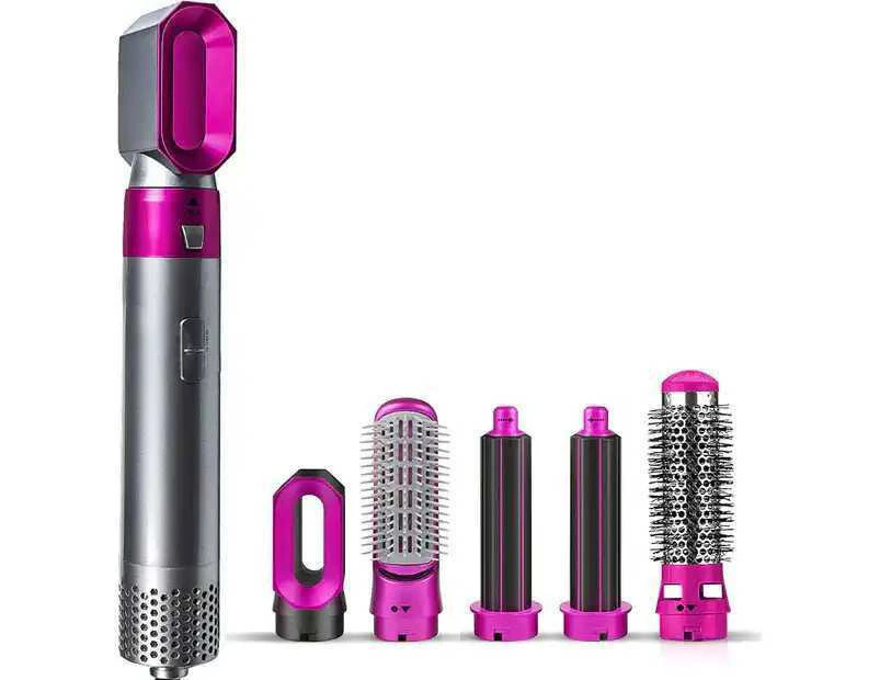 NestComfort 5-in-1 Air Styling Tool - Hair Dryer, Volumizer, Straightener, Curler, and Hot Comb