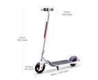 RIDEO Electric Scooter E01 Long Range Riding Kids Teenages LED Lights 16kph 150-220w Hub Motor