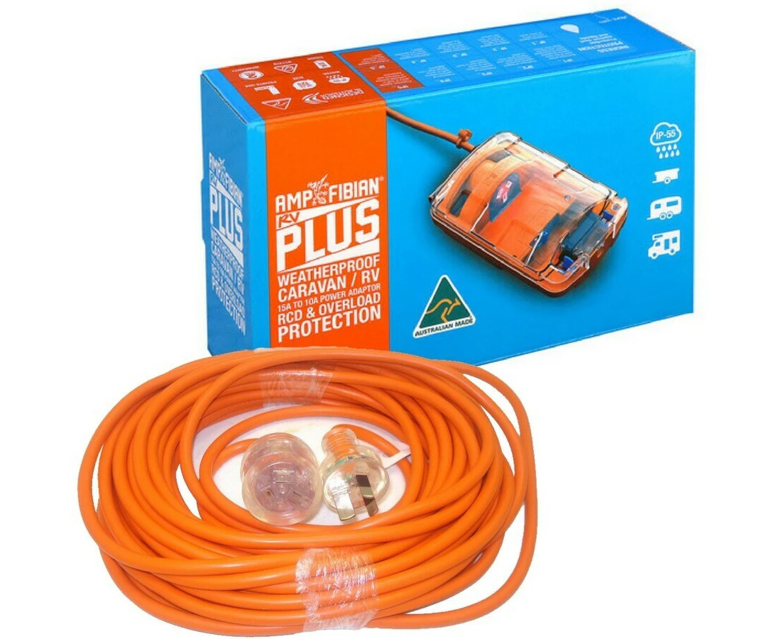 Ampfibian RV PLUS 20m Caravan Lead Combo