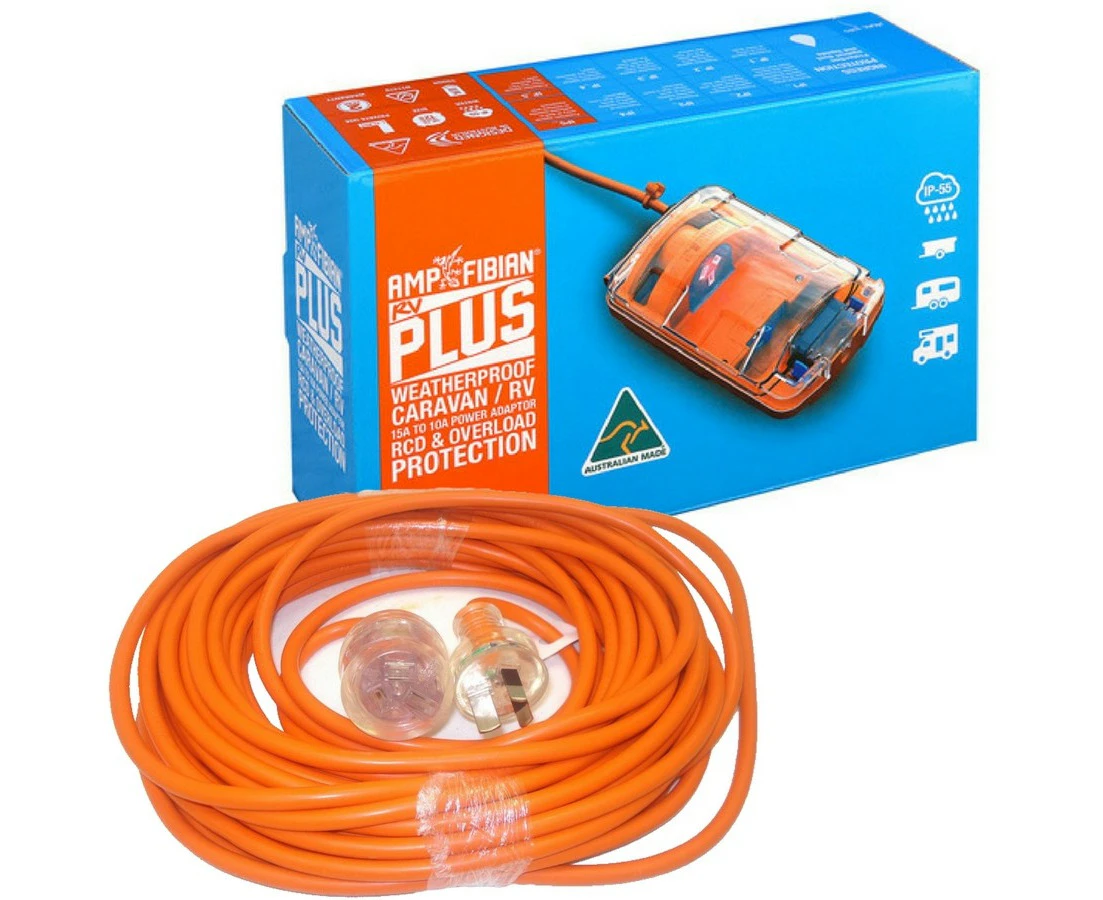 Ampfibian RV PLUS 10m Caravan Lead Combo