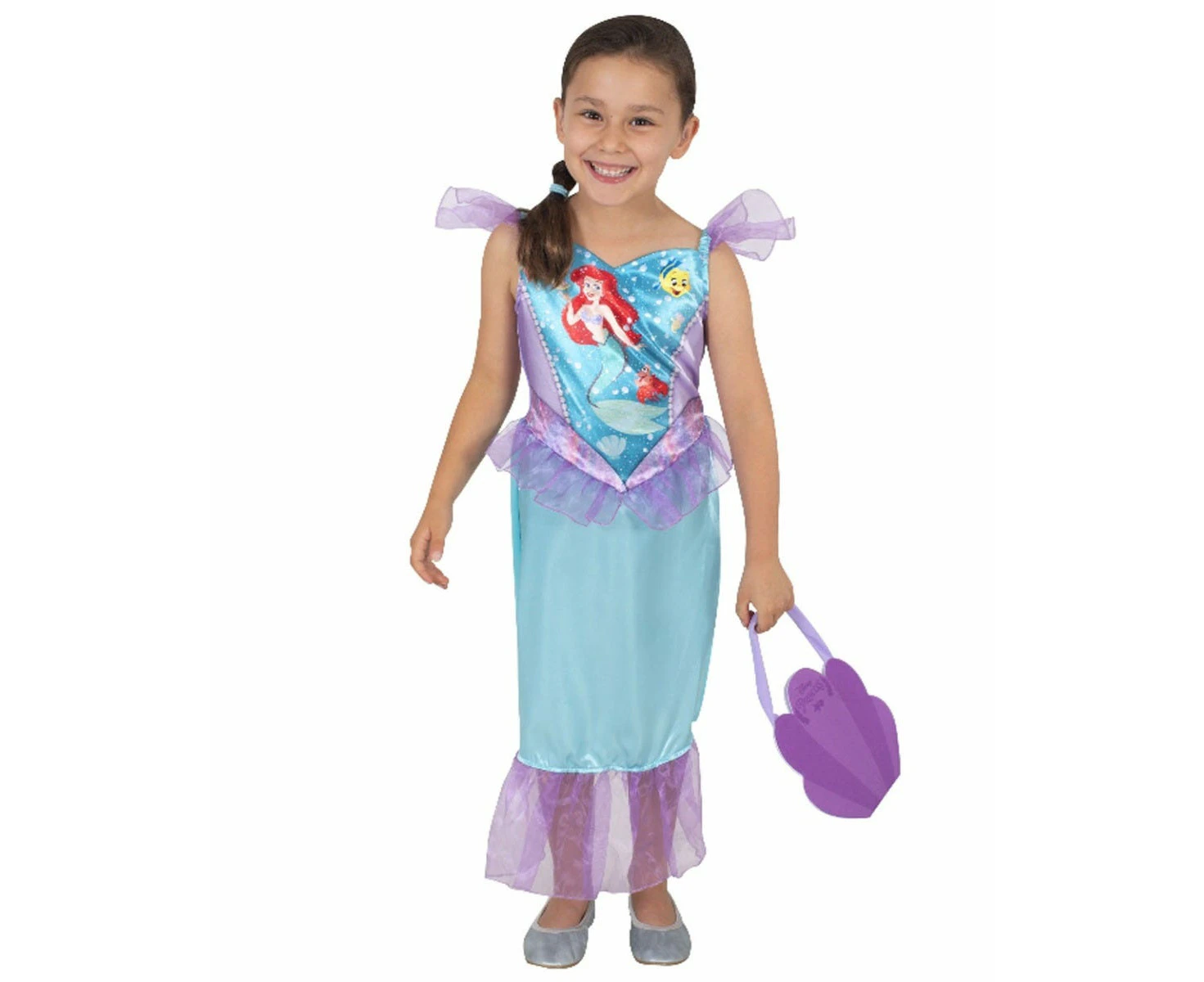 Ariel Mermaid Costume & Bag Girls Costume