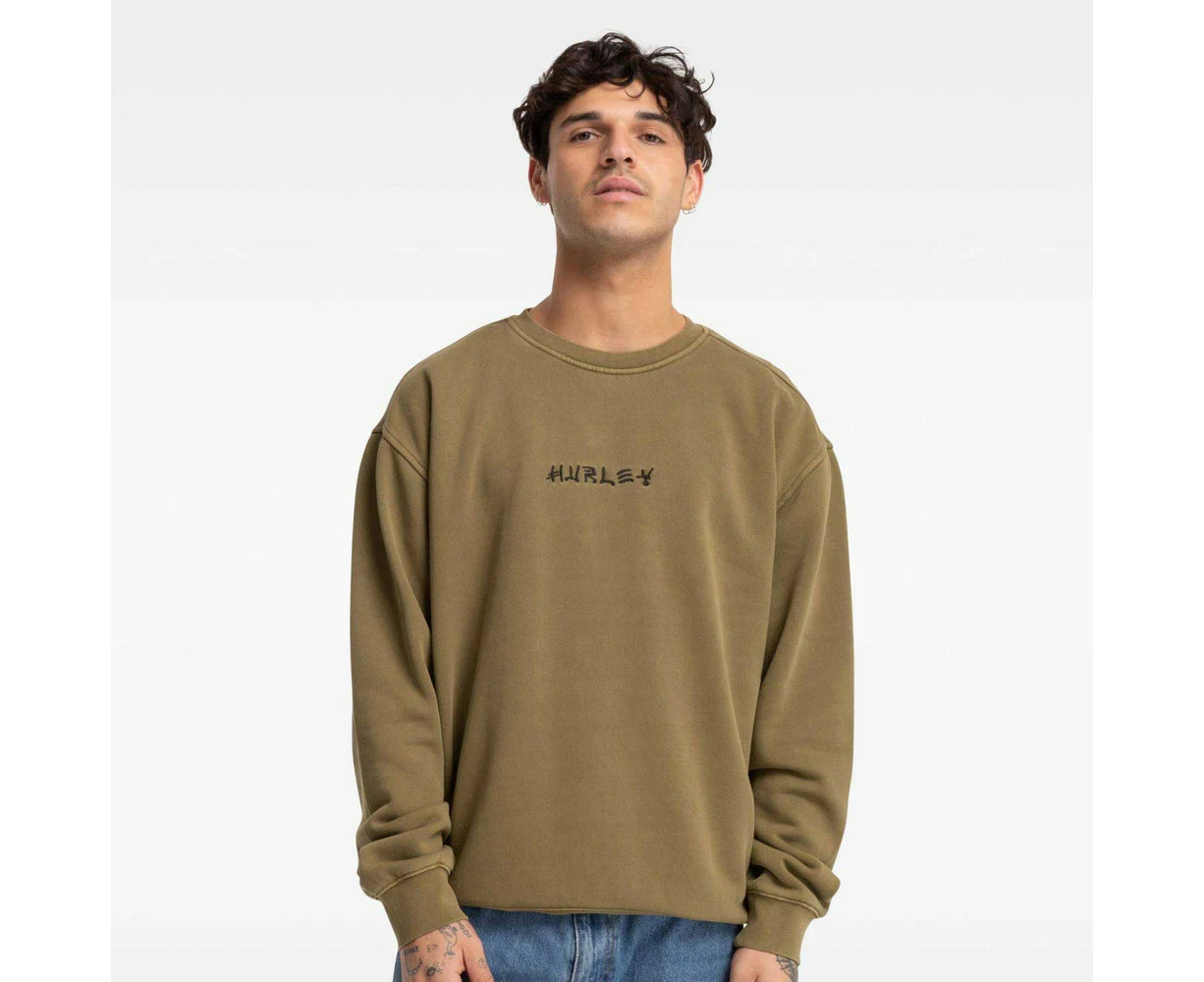 Hurley Destroy Crew Mens in Martini Olive