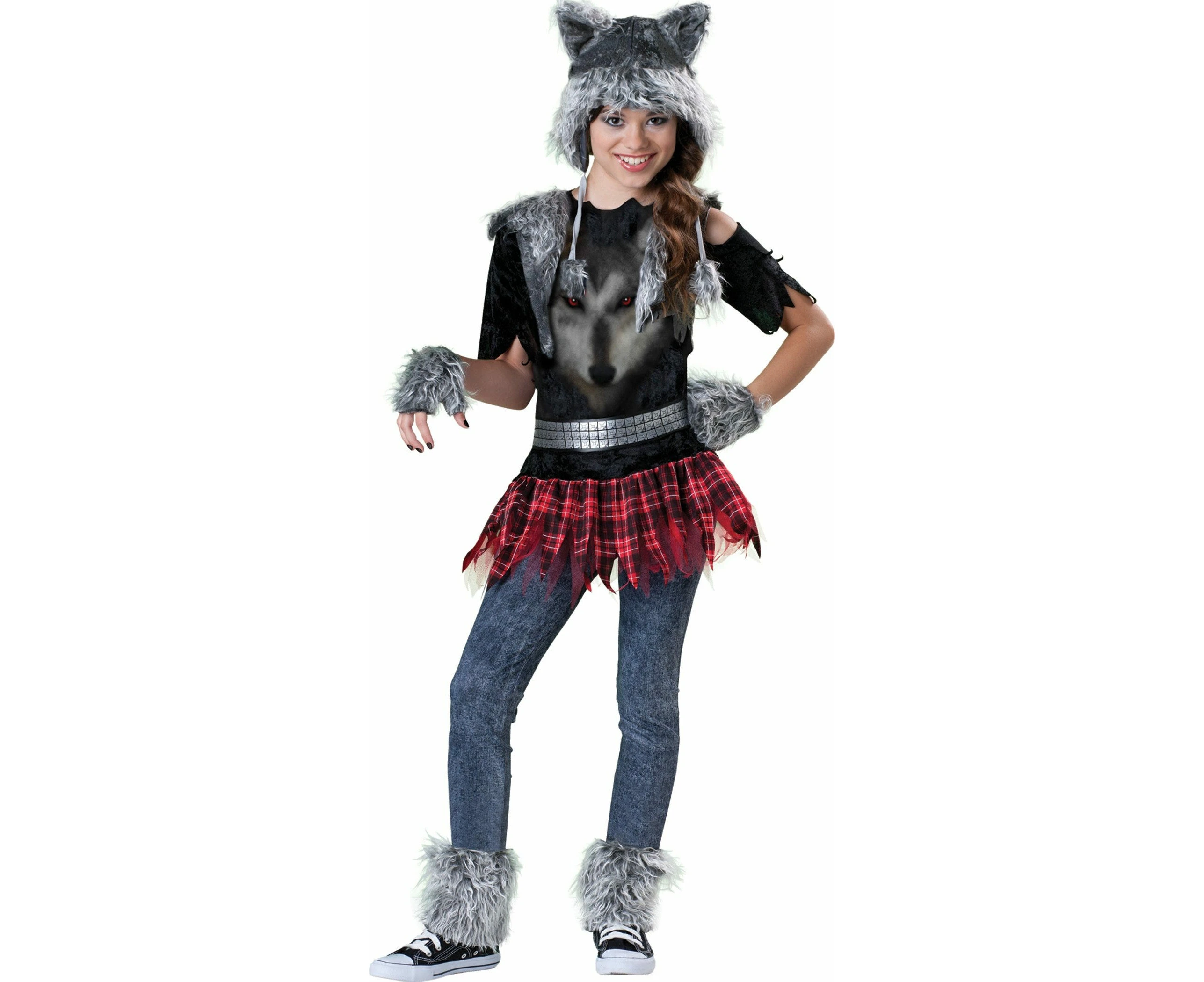 Wear Wolf Tween Girls Costume