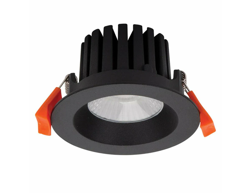 80mm Aqua 10 LED Downlight 10w Black, White 3k/4k/5k/CCT 212XX Domus Lighting - Black