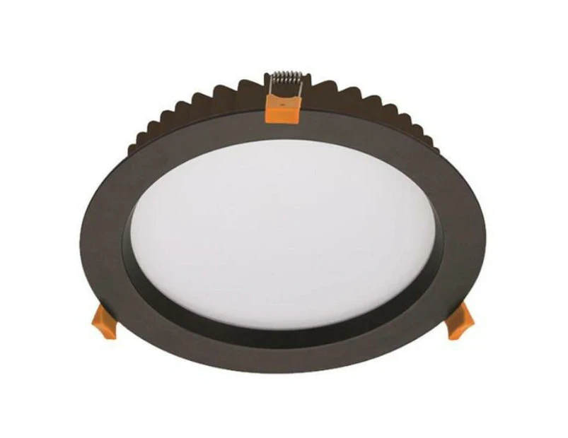 210mm LED Downlight 28w White or Black CCT 20434 / 20435 Domus Lighting - Black