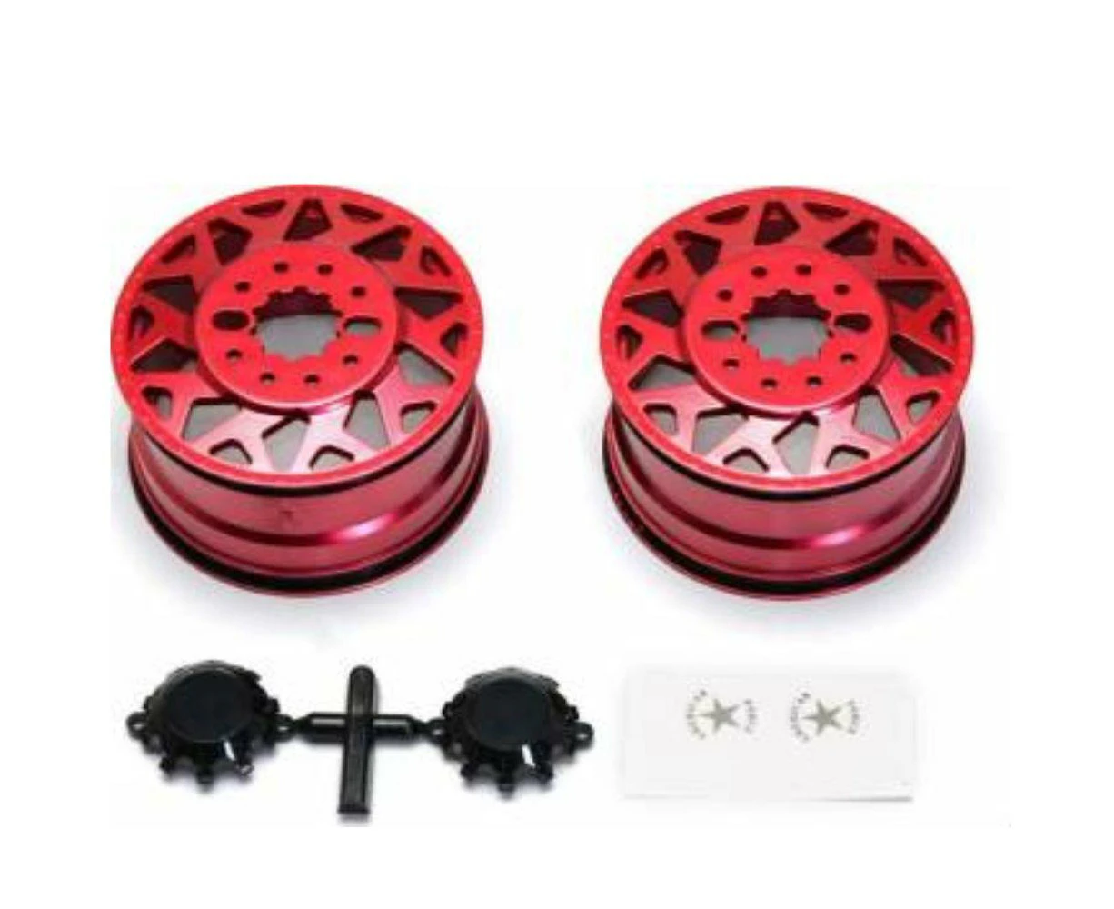 CEN Racing American Force H01 CONTRA Wheel (Red, w/ blk cap)