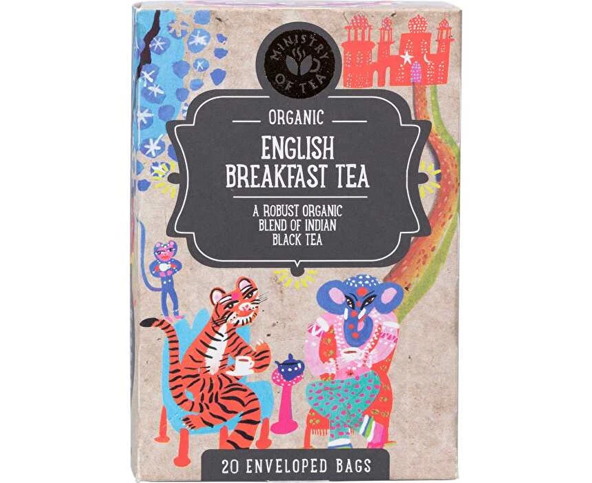 Ministry Of Tea Organic English Breakfast Tea Bags 25pk