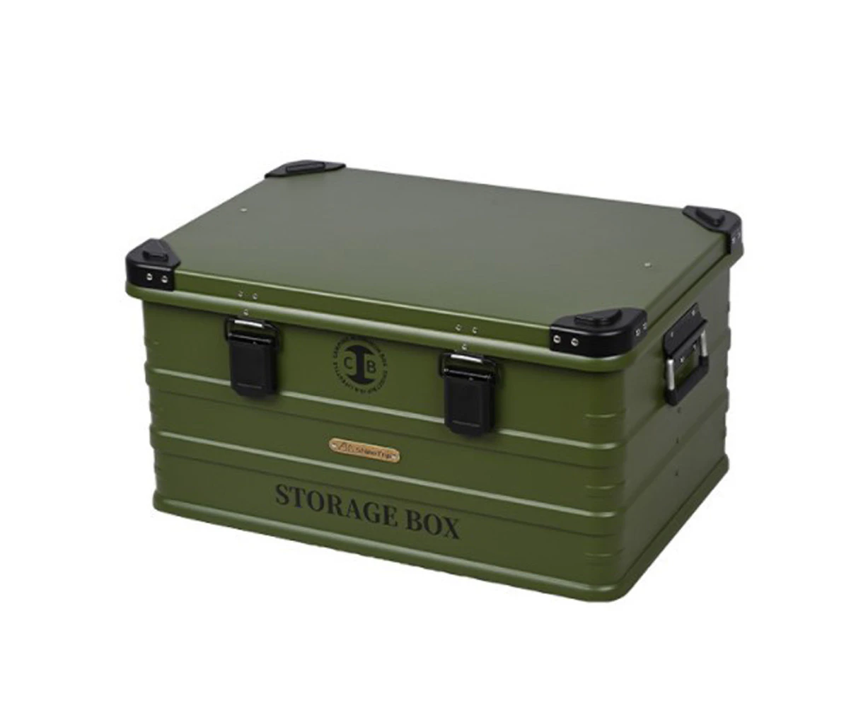 Outdoor Waterproof Storage Box Multifunctional Camping Aluminum Alloy Storage Box Large Capacity Car Storage Box