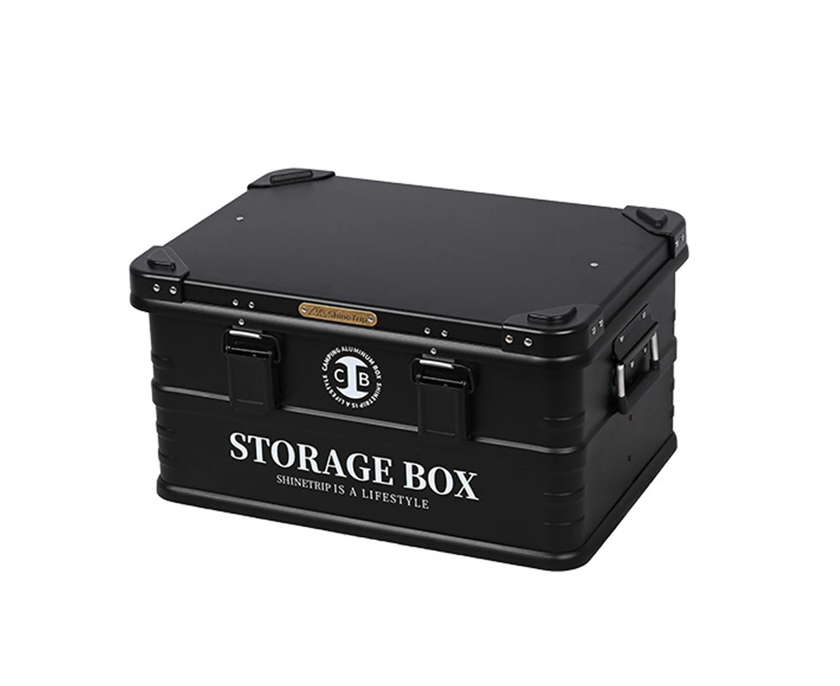 Outdoor Waterproof Storage Box Multifunctional Camping Aluminum Alloy Storage Box Large Capacity Car Storage Box