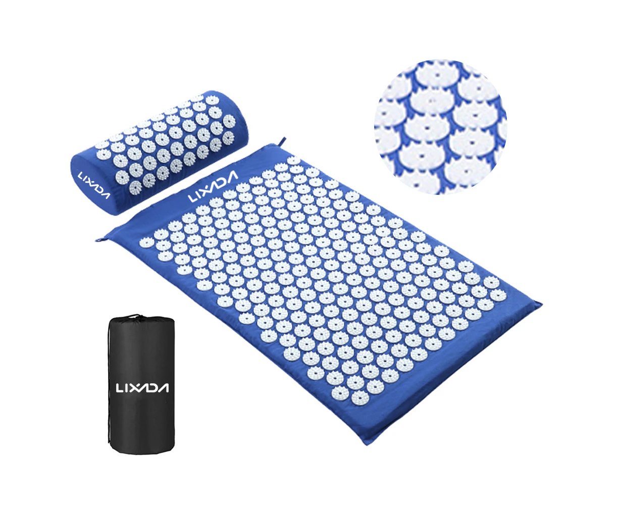 Acupressure Mat Heads Neck Back Pain Relieve Foot Massage Cushion Pillow Yoga Spike Mat Acupuncture Pad Need-les Massager