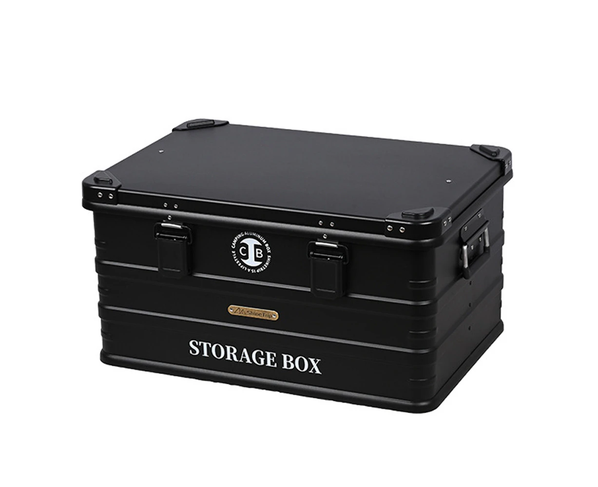 Outdoor Waterproof Storage Box Multifunctional Camping Aluminum Alloy Storage Box Large Capacity Car Storage Box