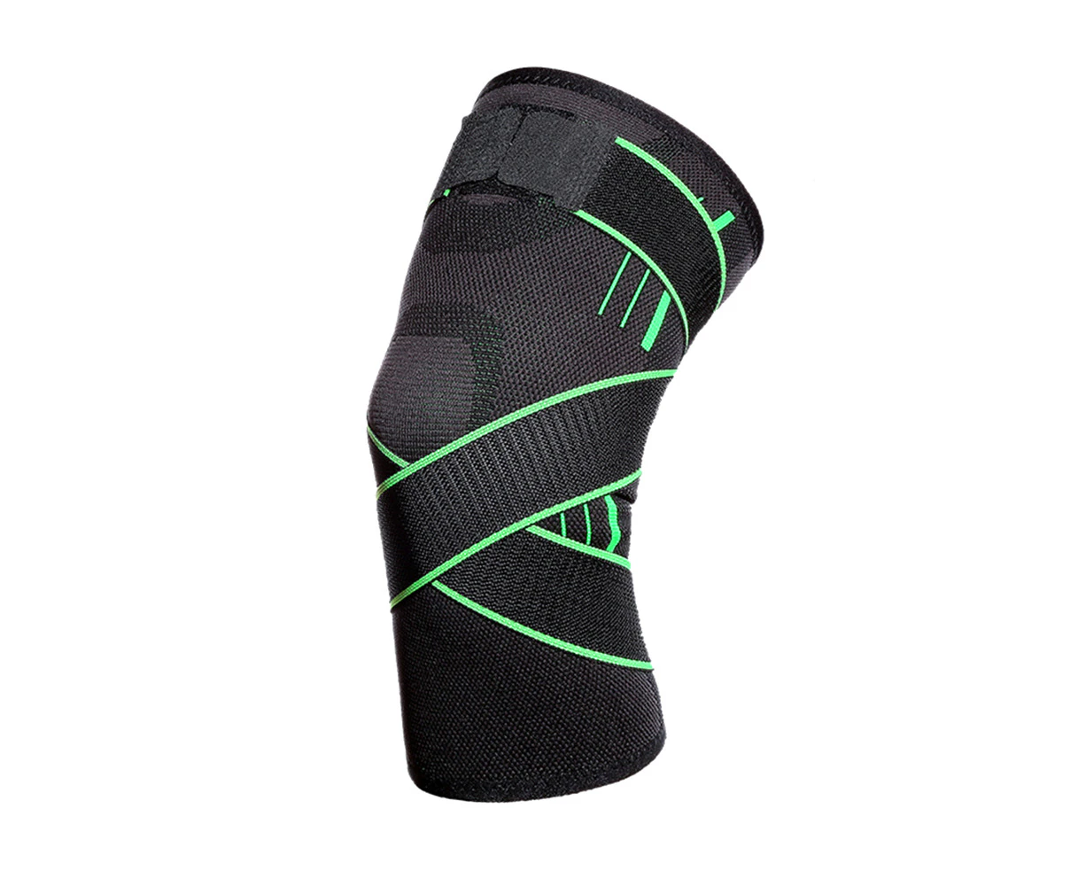 Knee Support Professional Protectives Sports Knee Pad Outdoor Running Knee Pads Green L