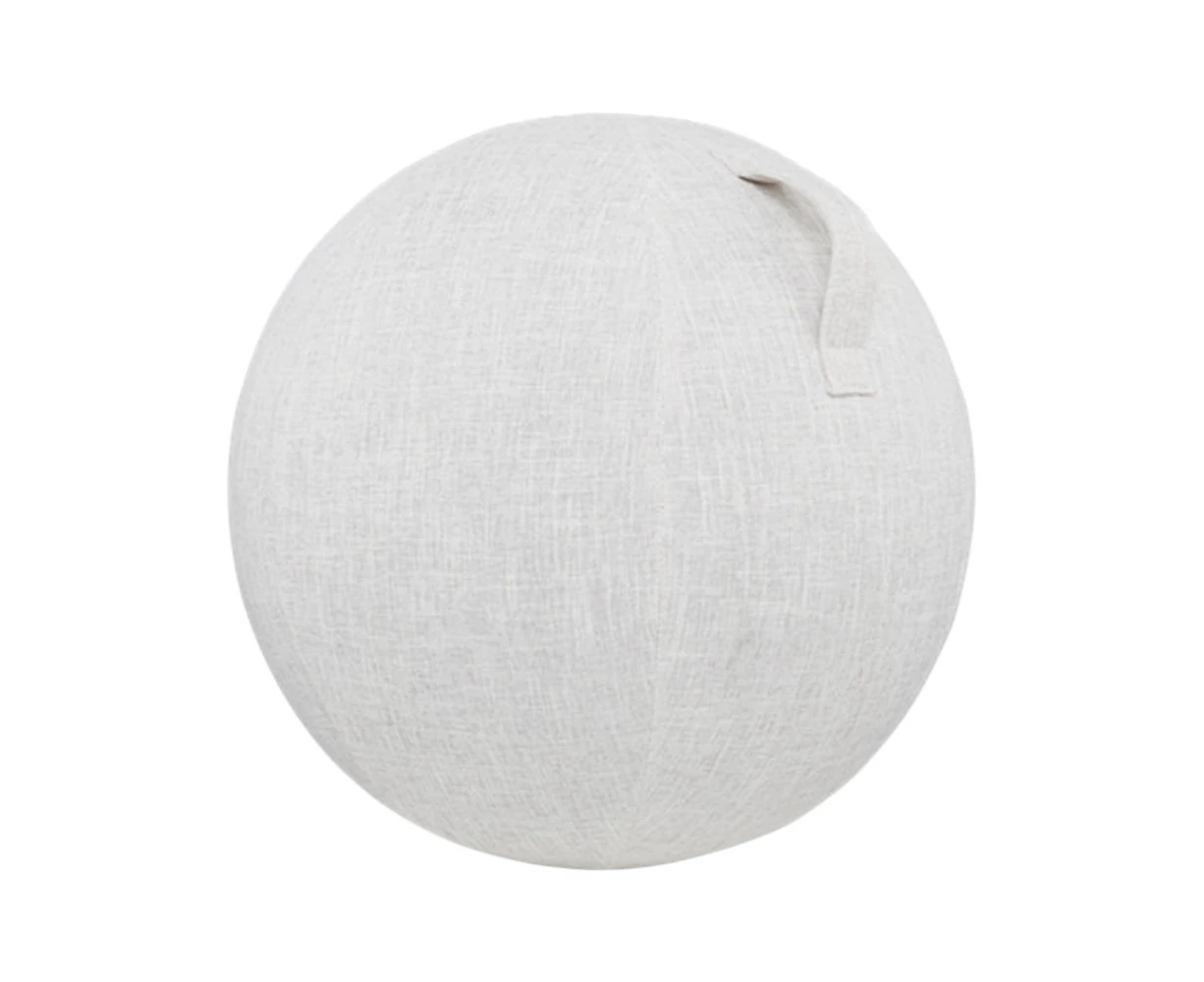 55cm/65cm/75cm Cotton+Linen Protective Yoga Ball Cover Exercise Ball Protection Skin Wrap Accessory