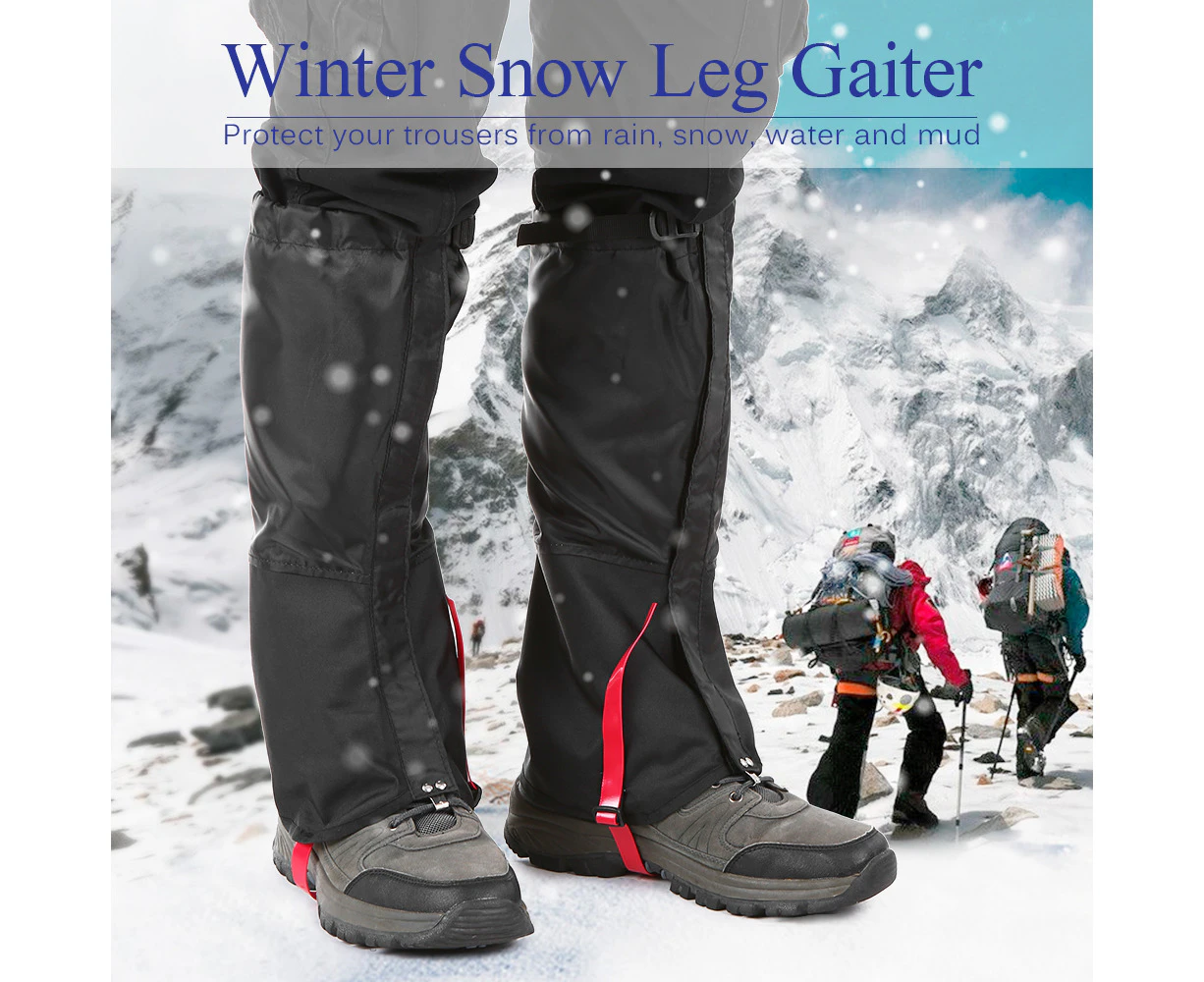 Outdoor Mountain Snow Leg Gaiters Windproof Waterproof Shoes Cover Dust-proof Leg Gaiter