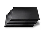 CD 15mm Thick High-Density Gym Floor Mats Tiles - 6 Pack 500x500mm Rubber Exercise Workout Equipment Mat - Noise Shock Absorbing Surface Protection