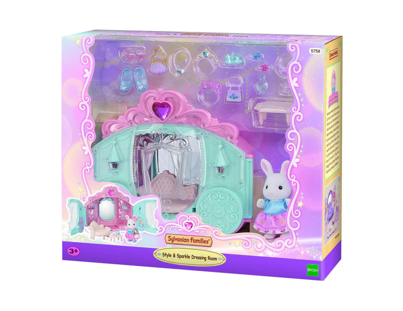 Sylvanian Families Style & Sparkle Dressing Room Kids Miniature Figure Toy 3y+