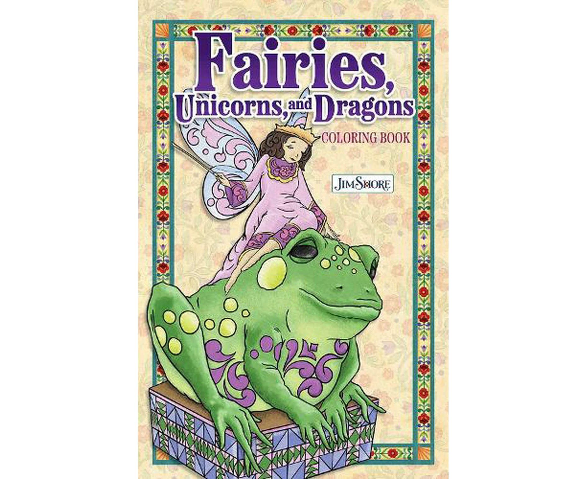 Jim Shore Fairies, Gnomes & Dragons Coloring Book