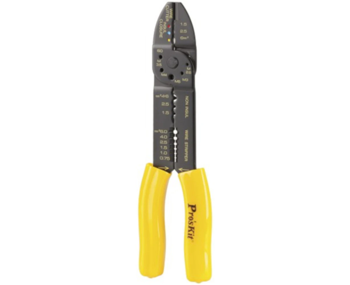 5 Way Cut Wire & Bolts Crimp Non-Insulated Terminal Crimping Tool