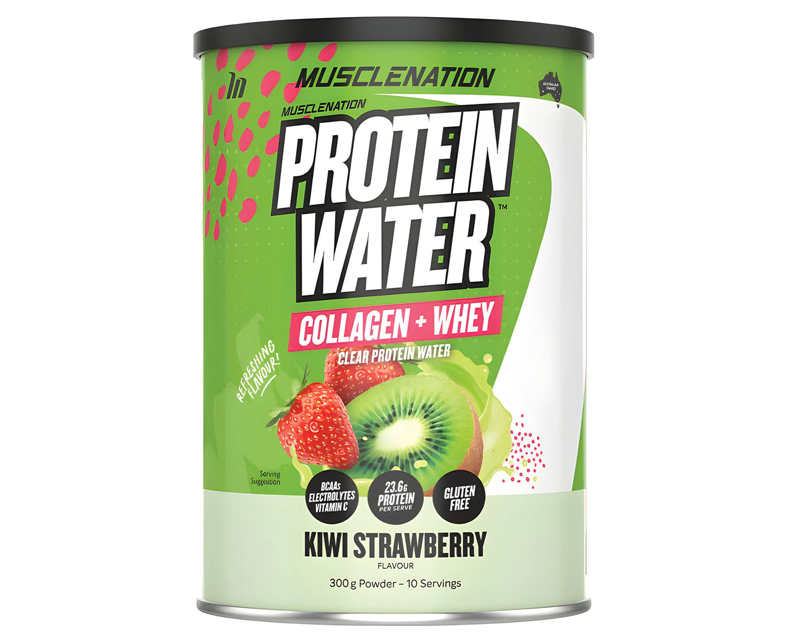 Muscle Nation Protein Water Kiwi Strawberry 300g