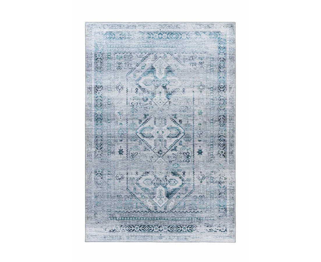 Soho 402 Silver Aqua Blue Transitional Rug