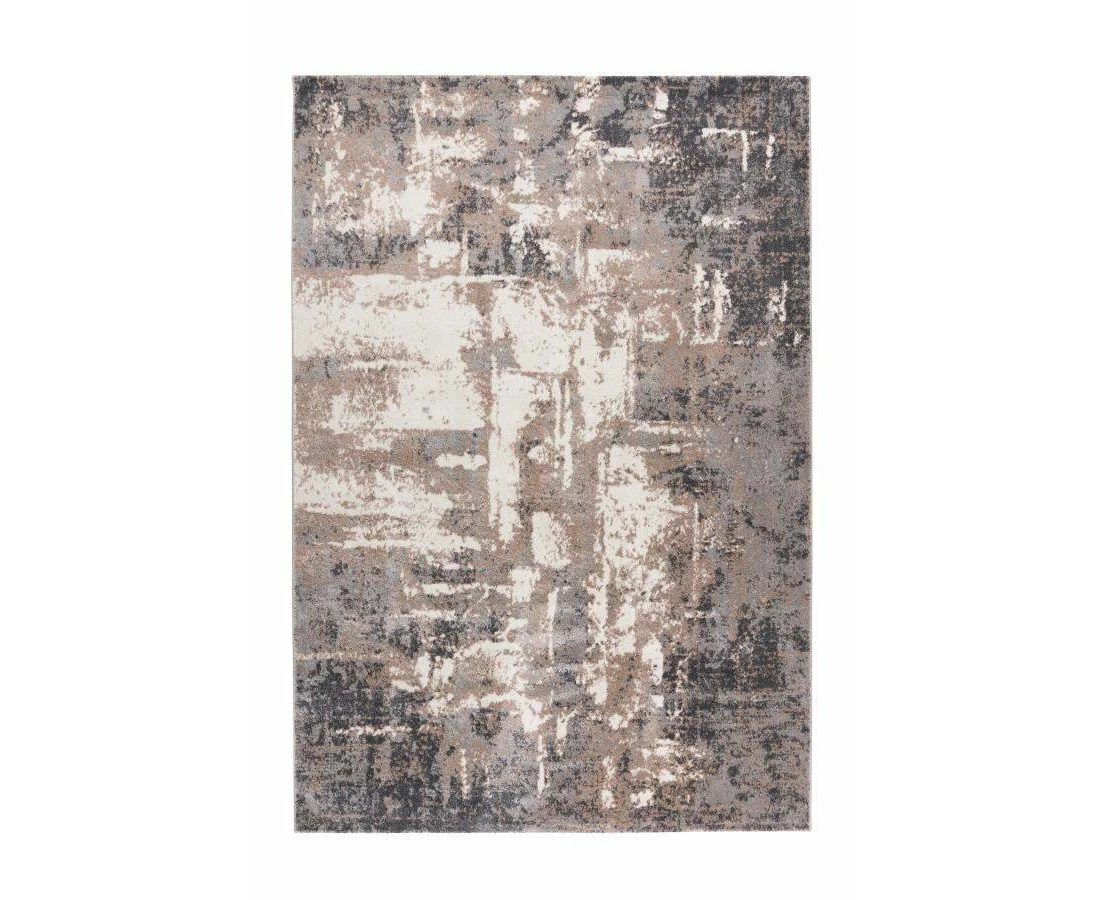 Trendy 401 Beige Silver Contemporary Rug