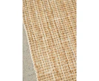 Marlo Natural Jute Modern Hand Loomed Pebble Pattern Rectangle Rug