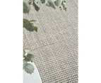 Parker Grey Jute and Wool Modern Pebble Pattern Rectangle Rug