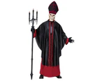 Black Mass Minister Men's Halloween Costume Mens