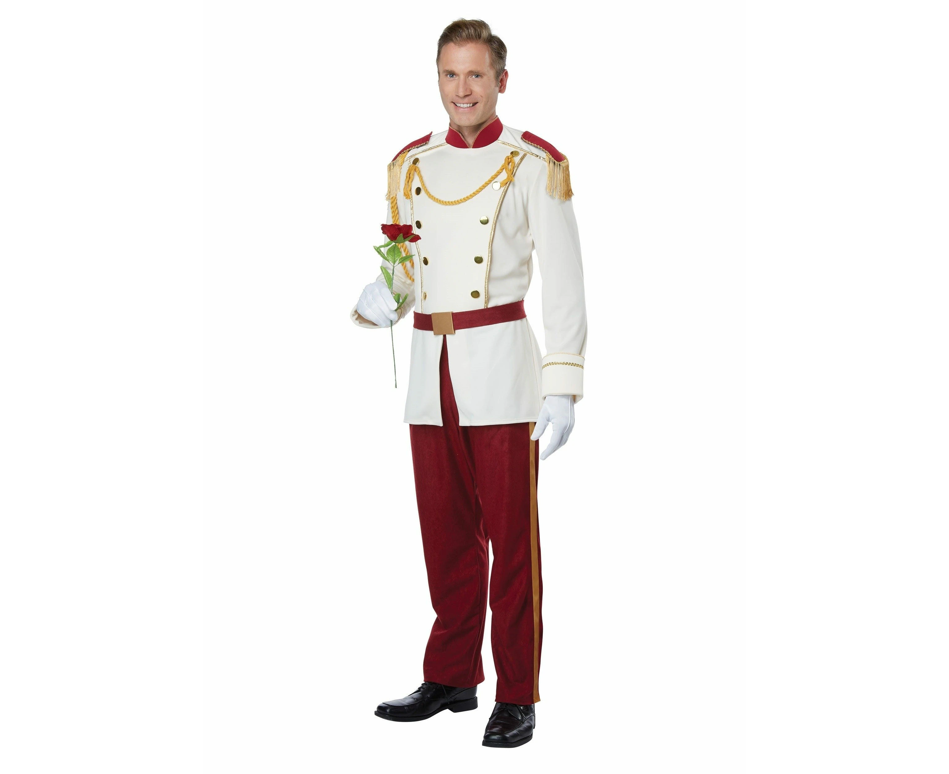 Prince Charming White Storybook Men's Fairytale Costume Mens