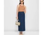 Target Denim Maxi Skirt - Blue