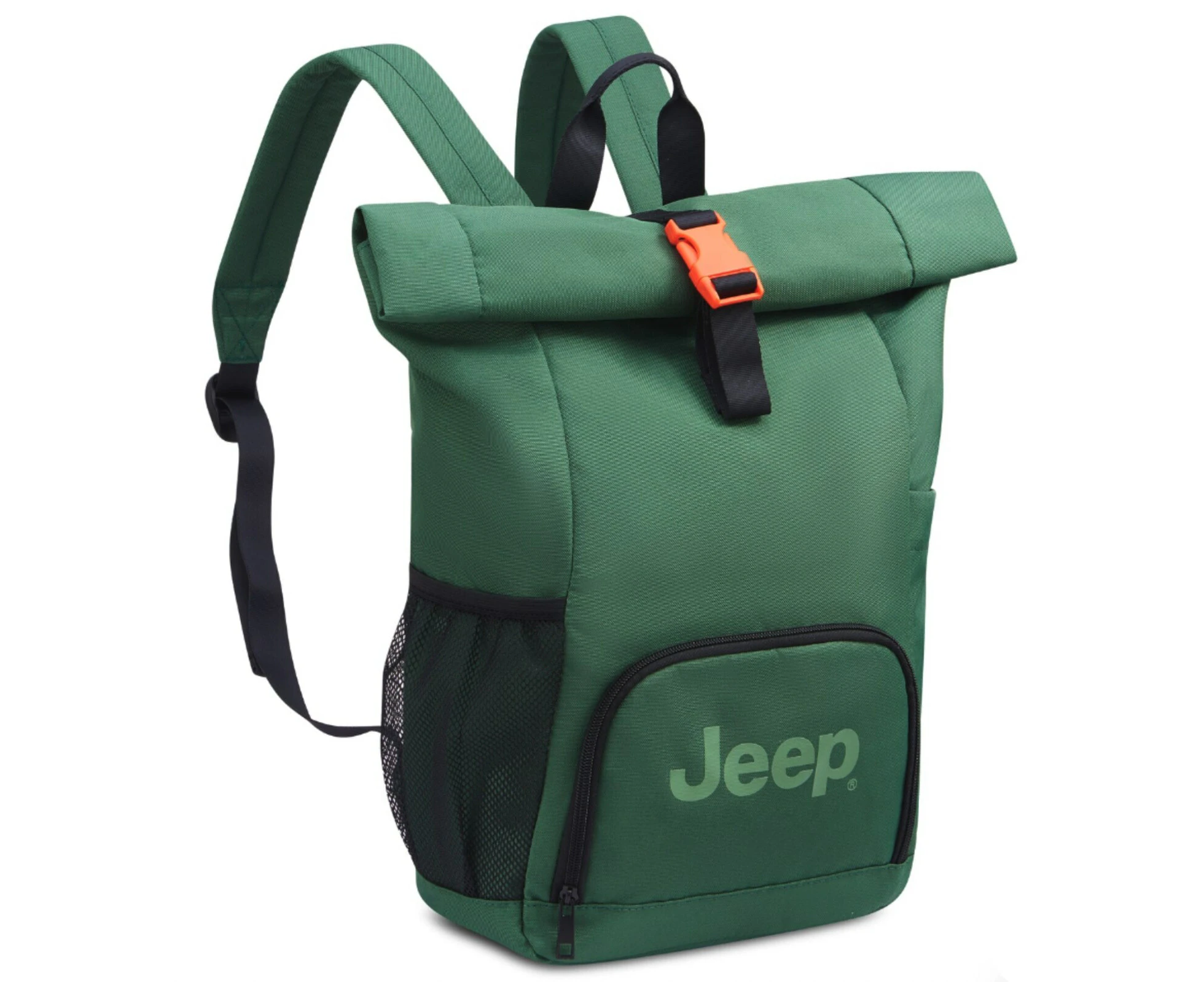 Jeep Rolltop 17" Laptop Backpack - Green (JS016D)