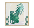 Framed Canvas, Tropical Palm - Anko