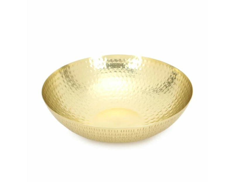 Gold Look Hammered Bowl - Anko