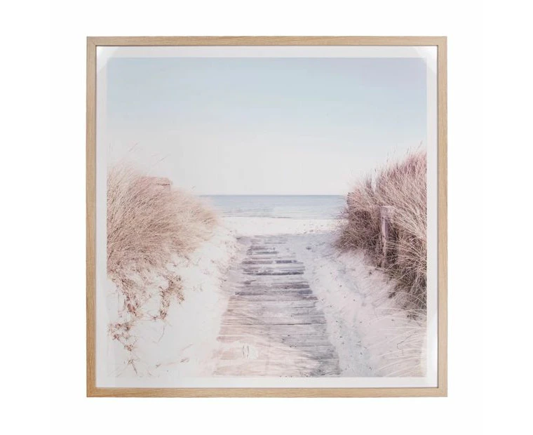 To The Beach Framed Print - Anko