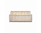 Linen Look Organiser, Narrow, Beige - Anko